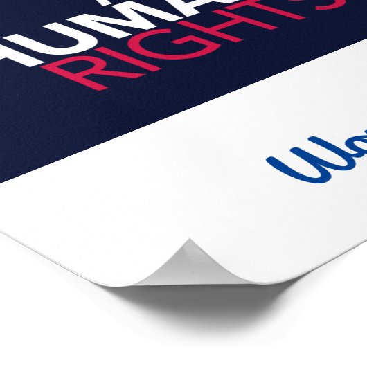 Frauenrechte - März über Washington Poster (Ecke)