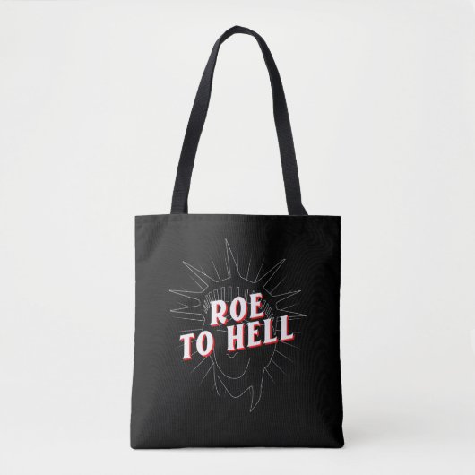 Frauenrechte roe / waw | Zur Hölle Tasche (Vorderseite)