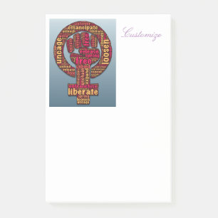 Frauenrechte seit LGBTQIA 2017 Post-it Klebezettel