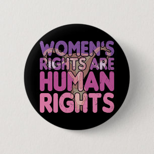Frauenrechte sind Menschenrechte Button