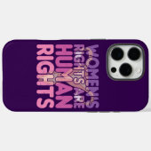 Frauenrechte sind Menschenrechte Case-Mate iPhone Hülle (Rückseite (Horizontal))