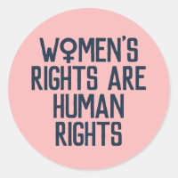 "Frauenrechte sind Menschenrechte" Feministin