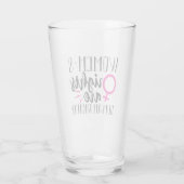 Frauenrechte sind Menschenrechte Glas (Rückseite)