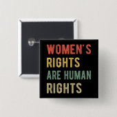 Frauenrechte sind Menschenrechte I Button (Vorne & Hinten)