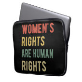 Frauenrechte sind Menschenrechte I Laptopschutzhülle (Vorderseite Links)