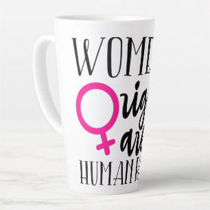 Frauenrechte sind Menschenrechte Milchtasse