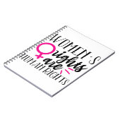 Frauenrechte sind Menschenrechte Notizblock (Linke Seite)