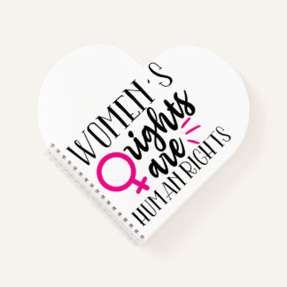 Frauenrechte sind Menschenrechte Notizblock