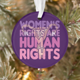 Frauenrechte sind Menschenrechte Ornament