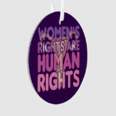Frauenrechte sind Menschenrechte Ornament (Vorderseite)