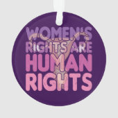Frauenrechte sind Menschenrechte Ornament (Rückseite)