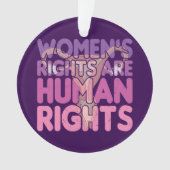 Frauenrechte sind Menschenrechte Ornament (Vorderseite)