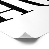 Frauenrechte sind Menschenrechte Poster (Ecke)