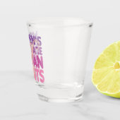 Frauenrechte sind Menschenrechte Schnapsglas (Rechts)