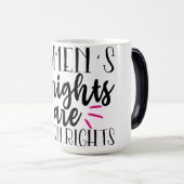 Frauenrechte sind Menschenrechte Verwandlungstasse (VorderseiteRechts)