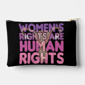Frauenrechte sind Menschenrechte Zubehörtasche (Rückseite)