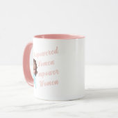 Frauenrechte stärken Tasse (Vorderseite Links)