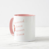 Frauenrechte stärken Tasse (Vorderseite Links)