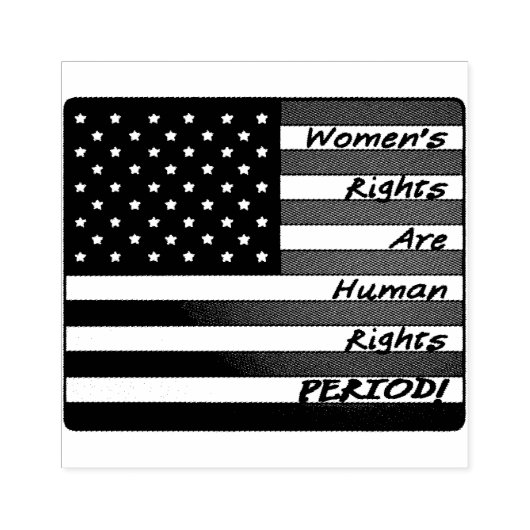 Frauenrechte! Zeit! Gummistempel (Prägung)