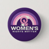 Frauenrechtsfrage Feministentum Button (Vorderseite)