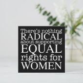 Frauenrechtskarte (Stehend Vorderseite)