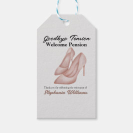 Frauenruhestand Auf Wiedersehen Heels des Tension Geschenkanhänger