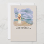 Frauenruhestand Auf Wiedersehen Tension Party Einladung (Rückseite)