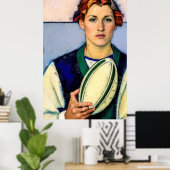 Frauenrumpf Poster (Heimbüro)