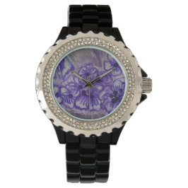 FRAUEN'S FLORAL WATCH. ARMBANDUHR