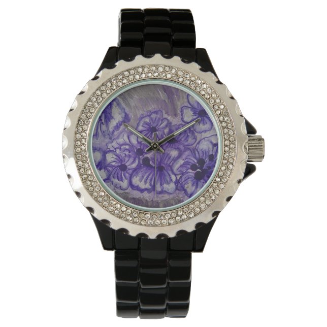 FRAUEN'S FLORAL WATCH. ARMBANDUHR (Vorderseite)