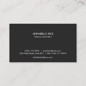 Frauensalon & Wellness-Center Visitenkarte (Rückseite)