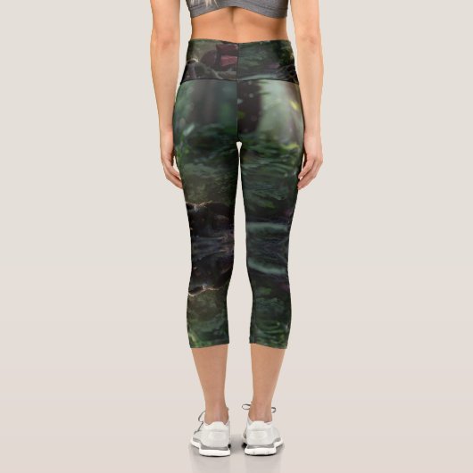 Frauensapparel Frauensmode Frauen Capri Leggings (Rückseite)