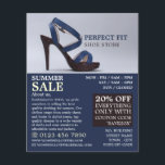 Frauenschuh, Bekleidungsartikelwerbung Flyer<br><div class="desc">Frauenschuh,  Damenbekleidung Flyer der Werbung durch den Business Card Store.</div>