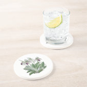 Frauenschuh Sandstein Untersetzer (Seite)