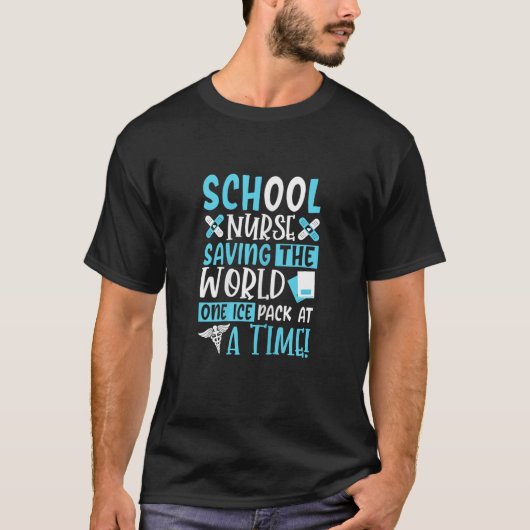 Frauenschulkur Rette das Welt-One-Ice-Pack T-Shirt (Vorderseite)