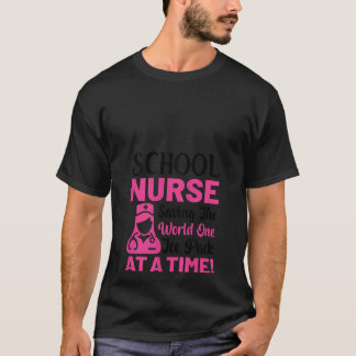 Frauenschulkur Rette das Welt-One-Ice-Pack T-Shirt