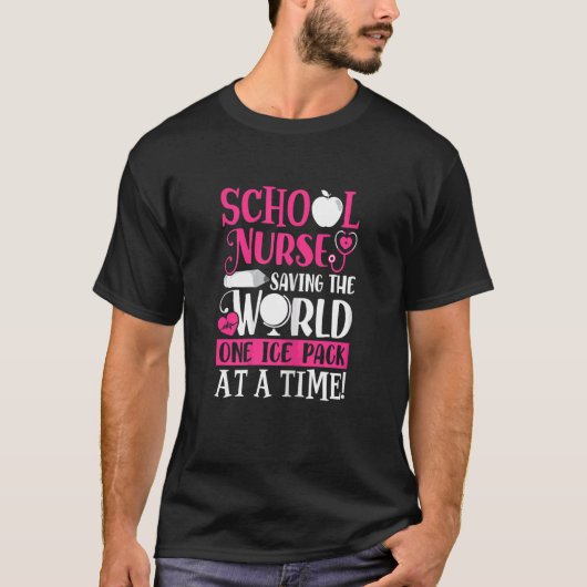 Frauenschulkur Rette das Welt-One-Ice-Pack T-Shirt (Vorderseite)