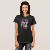Frauenschulkur Rette das Welt-One-Ice-Pack T-Shirt (Vorne ganz)