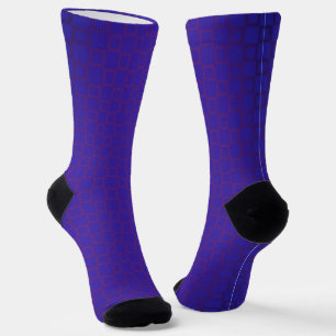 Frauensocken, Blaues Lila klassisches Design Socken
