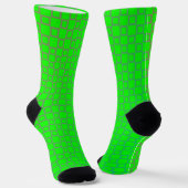 Frauensocken, Limon Light Green Classic Design Socken (Gewinkelt)
