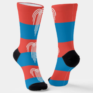 Frauensocken unter der Flagge von Kansas City, Mis Socken