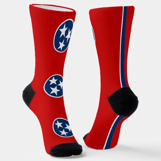 Frauensocken unter der Flagge von Tennessee Socken (Gewinkelt)
