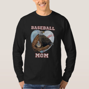 Frauensport in der Natur Weißkopfseeadler Familie T-Shirt