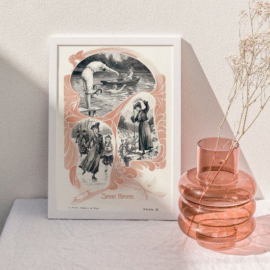 Frauensport und Fitness im Viktorianischen Zeitalt Poster