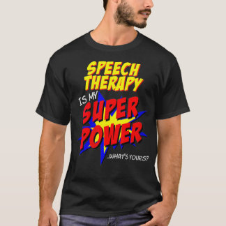 Frauensprechtherapie Lehrer Superheldin Supermacht T-Shirt