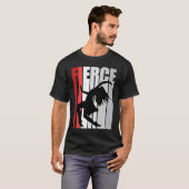 Frauensred Dance Fierce Geburtstag Stark Behalten T-Shirt (Vorne ganz)