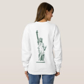 Frauenstatue des New Yorker Shirts des T - Shirt d (Schwarz voll)