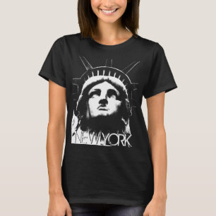 Frauenstatue des New Yorker Shirts des T - Shirt d
