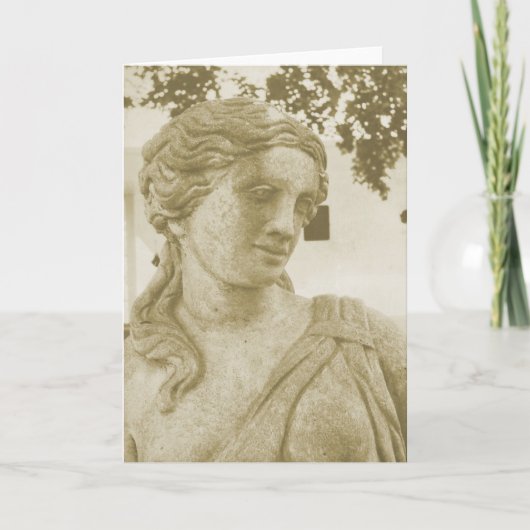 Frauenstatue Karte (Vorderseite)