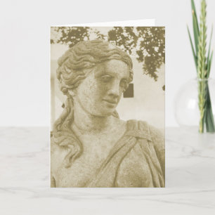 Frauenstatue Karte